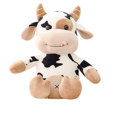 NEW Cute Cattle Cow 12 Inch Stuffed Animal Plush Toys Toddler Doll Kids Gifts