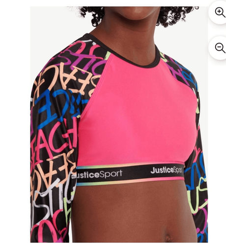 JUSTICE GIRLS WORKOUT OUTFIT - Picture 3 of 6