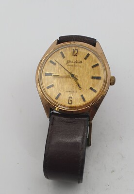Glashütte Spezimatic 36mm DDR GUB 26 Rubis vergoldet Vintage