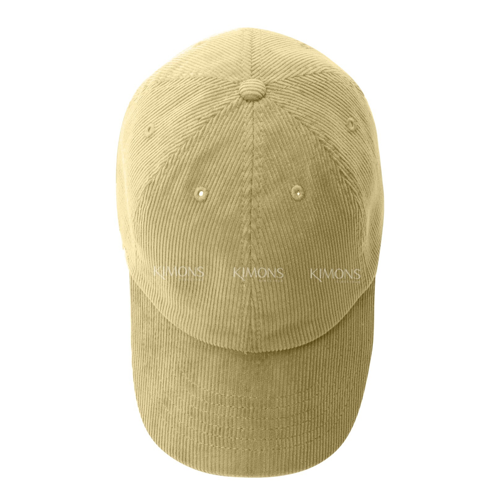 Joe's USA Classic Cotton Dad Hat - Adjustable Low Profile Plain Cap, Yellow, Unstructured Comfort Fit - View #10