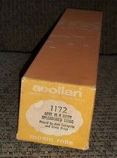AEOLIAN PLAYER PIANO MUSIC ROLL 1172 LOVE IS A MANY SPLENDORED THING VTG