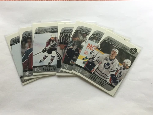 2002-03 UD Memorable Seasons Pick from List Sundin, Gretzky, Forsberg, Selanne
