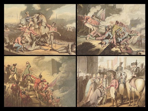 1819 Duke of Wellington 1ed WAR Victories Color Illustrated NAPOLEON Waterloo - Picture 2 of 22