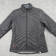 Icebreaker Merinoloft Jacket Womens Size Large Black Down Puffer Wool
