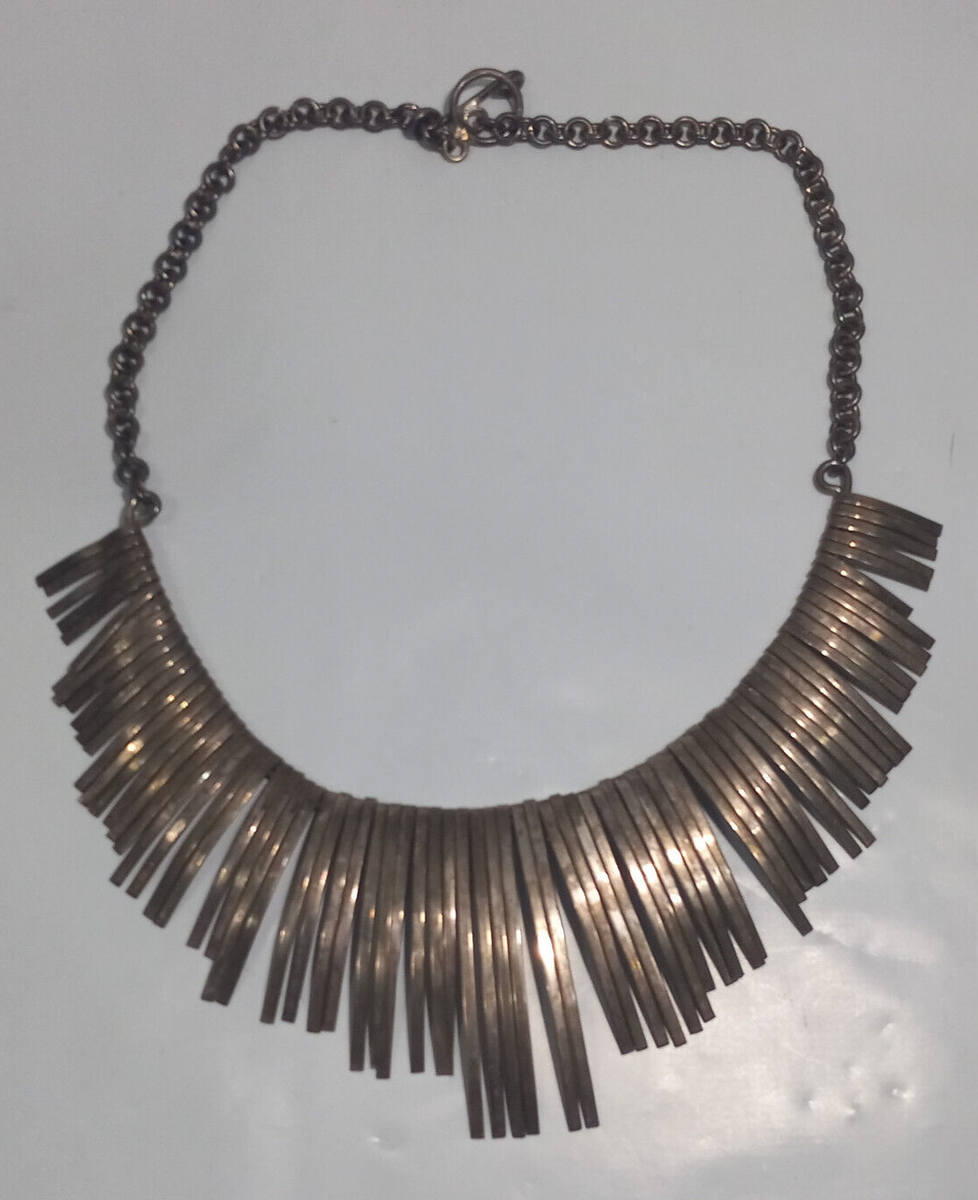 アクセサリー Silver 925 vintage necklace Vintage 925 Sterling Silver Necklace, Signed, 14.03g