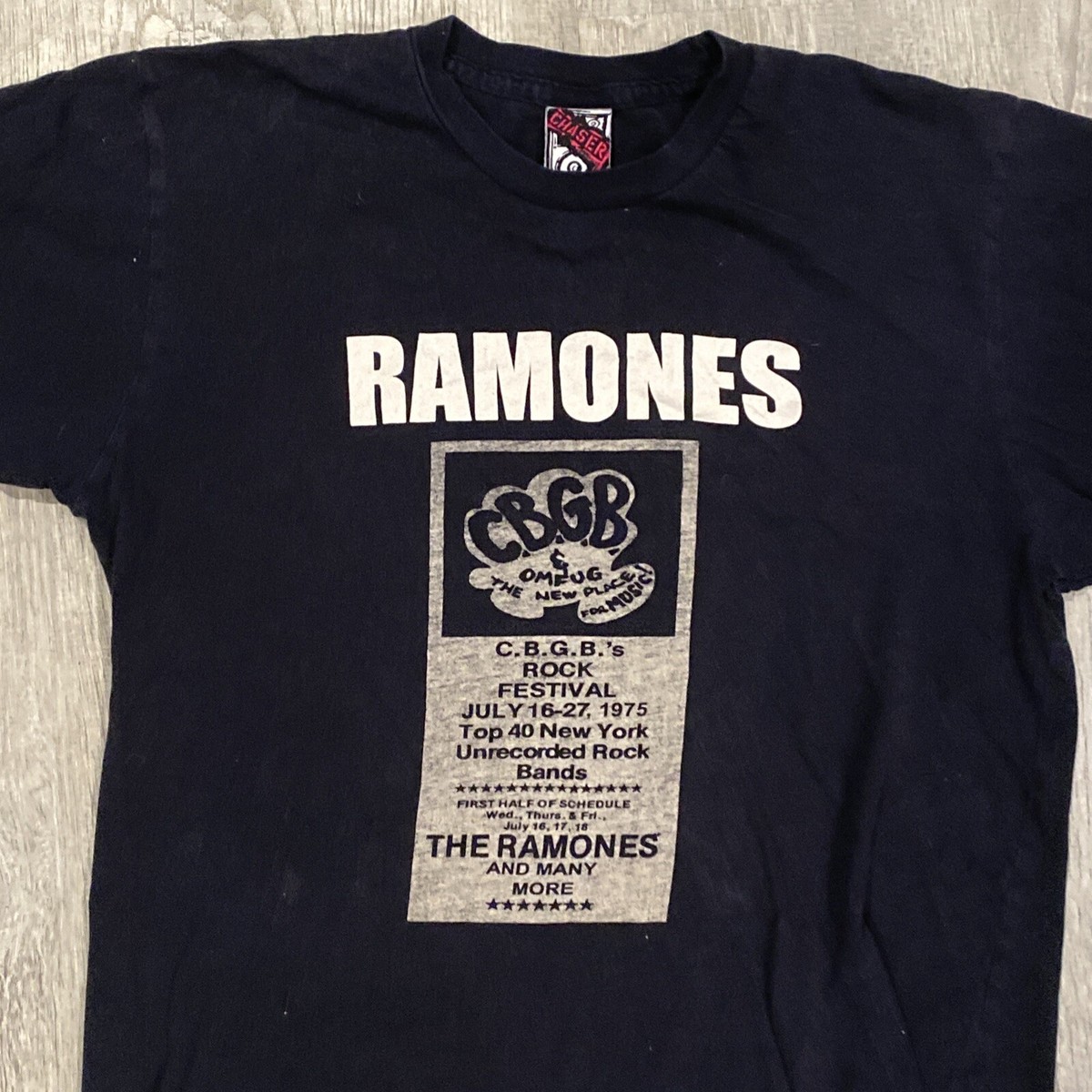 Vintage Ramones CBGB Poster t-shirt by Chaser 80