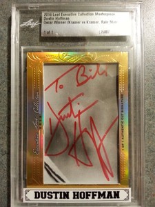 16 Leaf Executive Dustin Hoffman Cut Auto Autograph 1 Of 1 Signed Psa Dna Jsa Ebay