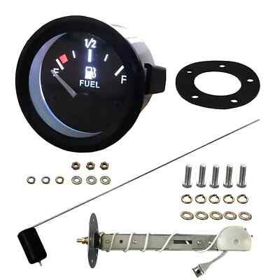 #ad 52mm Fuel Level Gauge Kit with Tank Sending Unit Boat Sender Unit Sensor 2quot; NEW $30.86