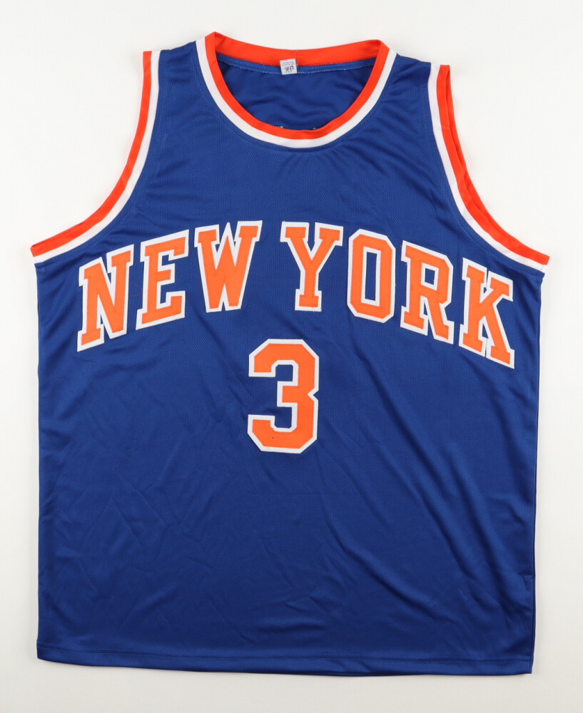 NBA NY Knicks John starks サイン入り？ユニフォーム John Starks Signed New York Knicks Blue Jersey (Steiner
