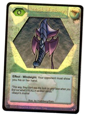 TC 19 Magi Nation Duel ''Mask of Abwyn'' Foil