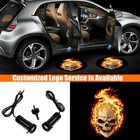 2X Flaming Skull LED  Laser Projector Ghost Shadow Courtesy Door Light