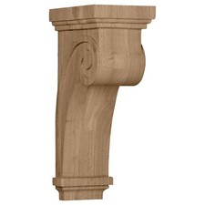 Ekena Millwork COR05X08X16SCCH 5 1/2-Inch W x 8 1/4-Inch D x 16-Inch H Scroll...