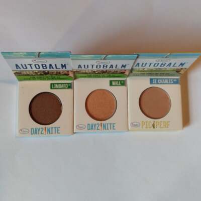 THEBALM Eyeshadow Lot of 3 in Lombard St, Wall St & St. Charles 1.2g each