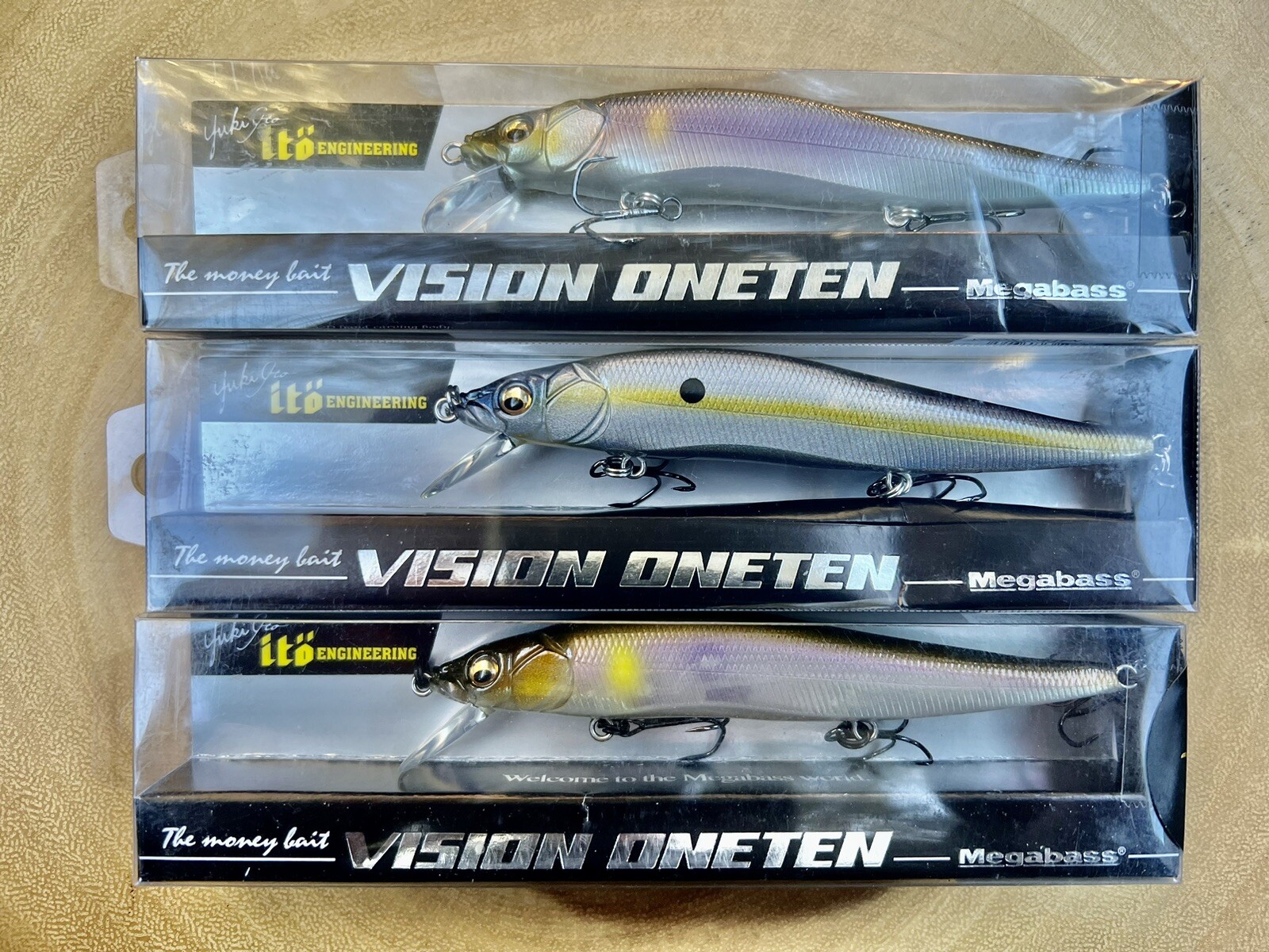 Megabass (Lot Of 3) Ito Vision OneTen Suspending Jerkbaits, Free Shipping! NWT! - Image 10