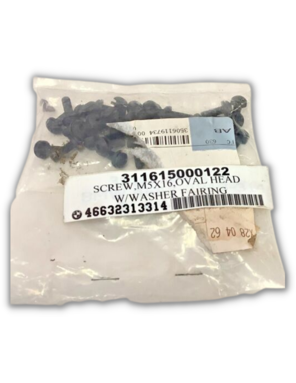 lot of 5)BMW 46632313314 Oval-Head Screw With Washer Fits R1150RT  