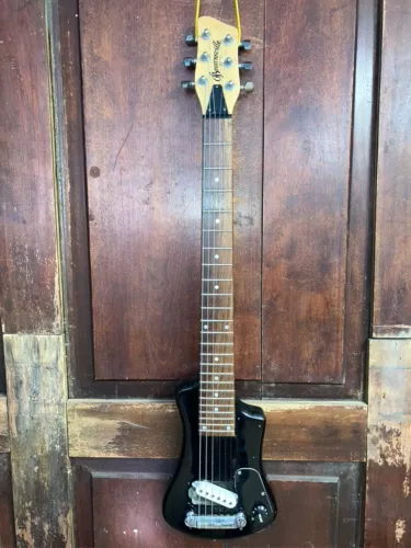 Brownsville New York Electric Travel Guitar Very Funky Plays Great Sam Ash Brand