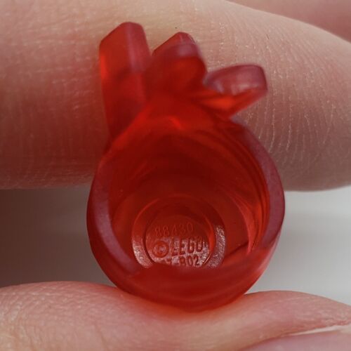 Lego Prototype Trans Red Ninja Wrap Ninjago Headgear Test Print Misprint Error - Picture 3 of 3