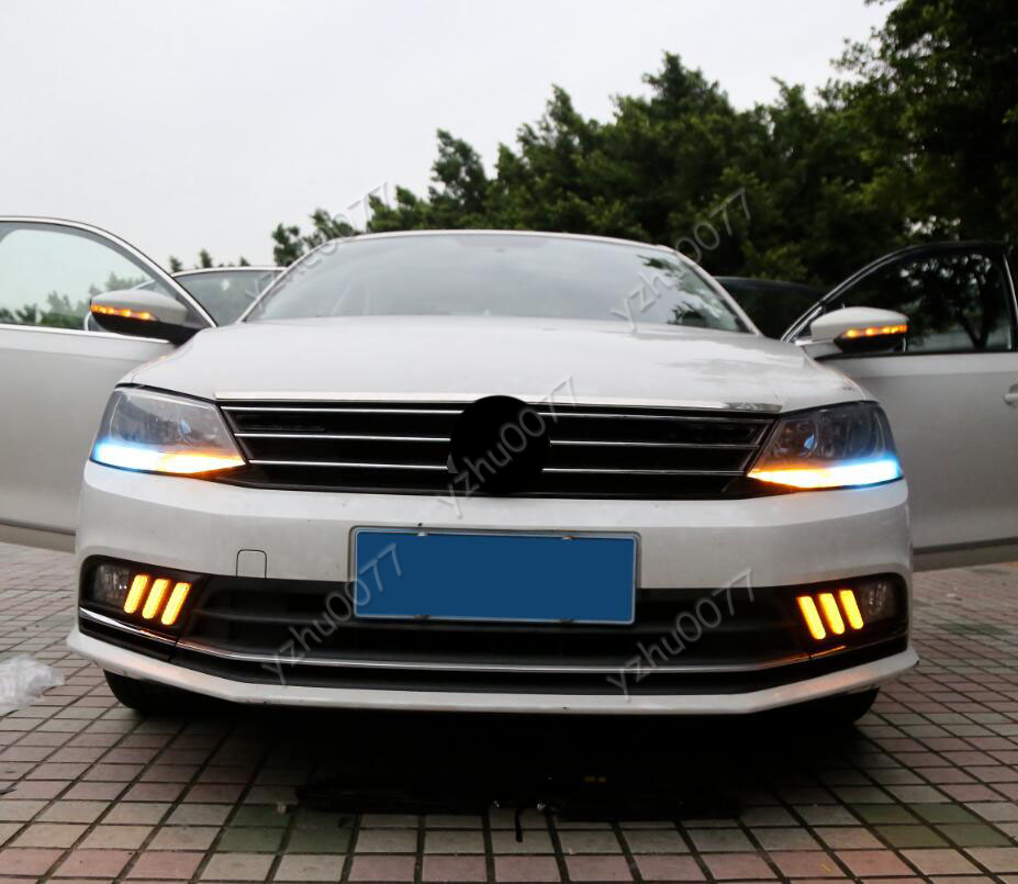 20162018 For VW Jetta LED Front Daytime Running Light / Turn Signal