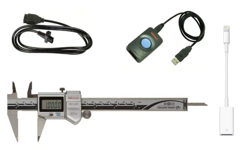 573-721-20-IPi Mitutoyo Point Caliper 6" to iPad Interface Package