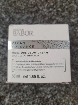 NIB SEALED Doctor BABOR Moisture Glow Cream Deluxe FULL SIZE 1.69 Fl Oz/50 mL