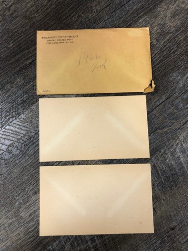 1962 PC Treasury Dept 90% Silver 5 Coin Proof Set US Mint Philadelphia SEALED - Picture 3 of 24