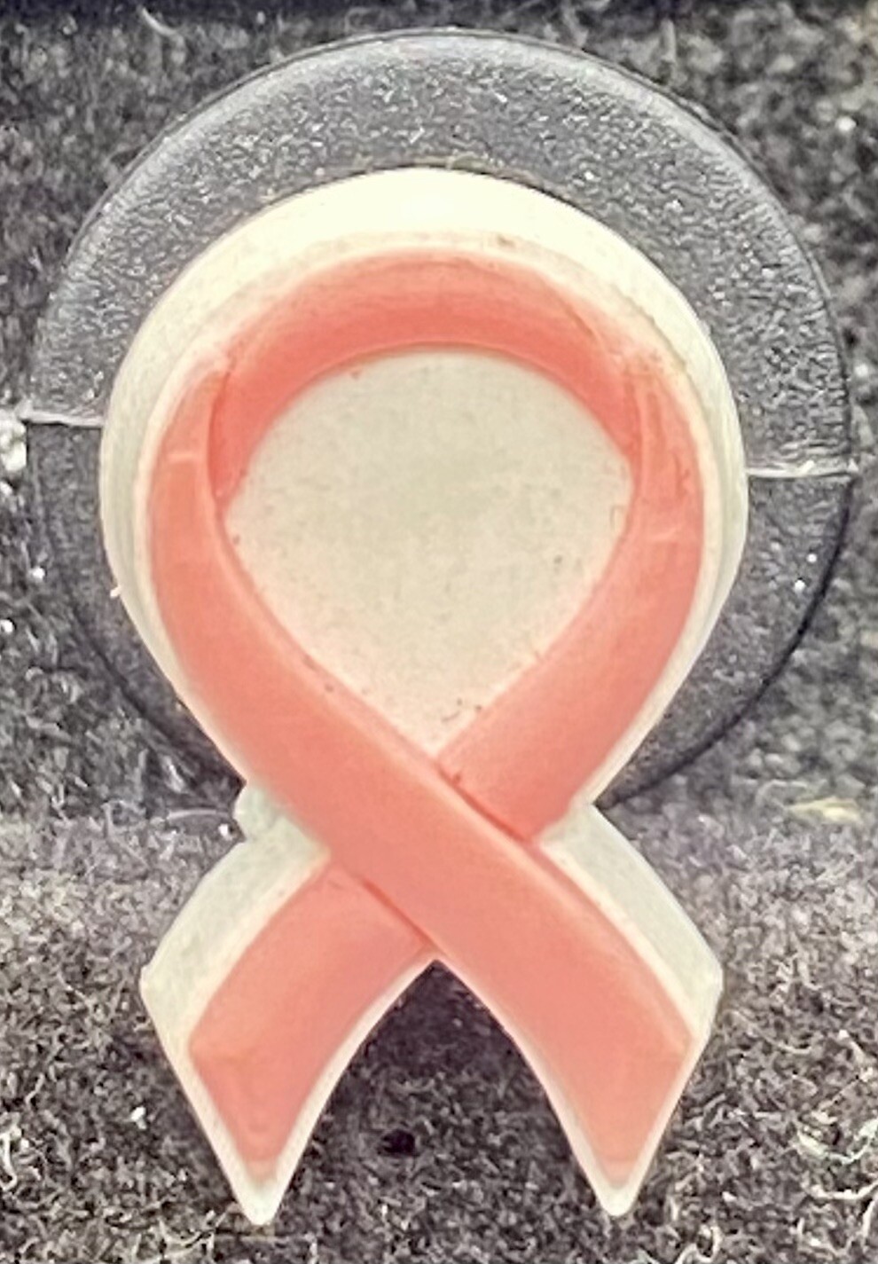 Jibbitz “Breast Cancer Pink Ribbon” (1) Croc Shoe Charm MY25C Combined