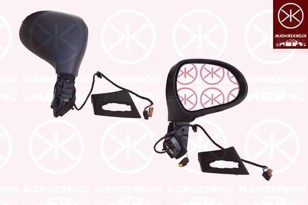 Neu Komplett TüR Spiegel - Rechts - Elektrisch - FüR Peugeot 207 Cc (Wd_)-image