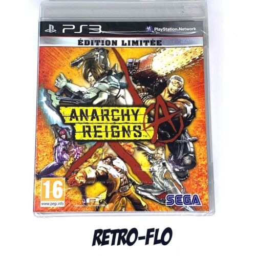 Anarchy Reigns Edition Limitée – Jeu PS3 Sony Playstation 3 – NEUF – PAL – Rare