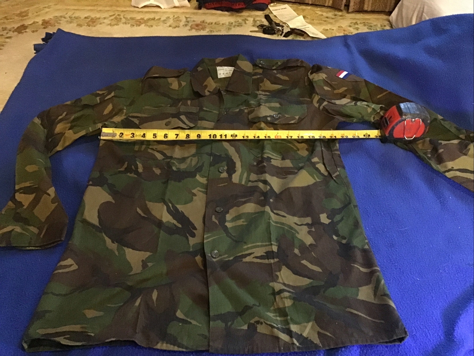 Surplus Dutch Army DPM Camo Field shirt FIeld Jacket.… Gem