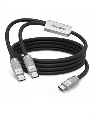 Duo-Flex 2-in-1 USB C Charging Cable 100W & 60W 4.3FT Multi Charging Cable Du...