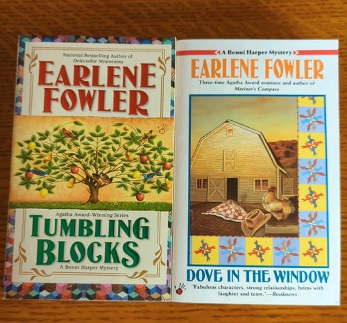 Earlene Fowler lot of 16 Books Benni Harper Quilt Berkeley Prime Crime Mystery  - Picture 4 of 10