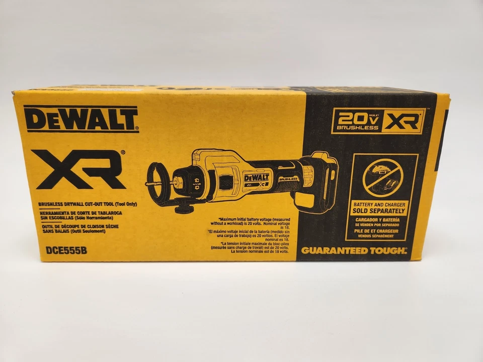 Dewalt DCE555B 20 volt XR Cordless Drywall Cut Out Rotary Tool (tool Only)