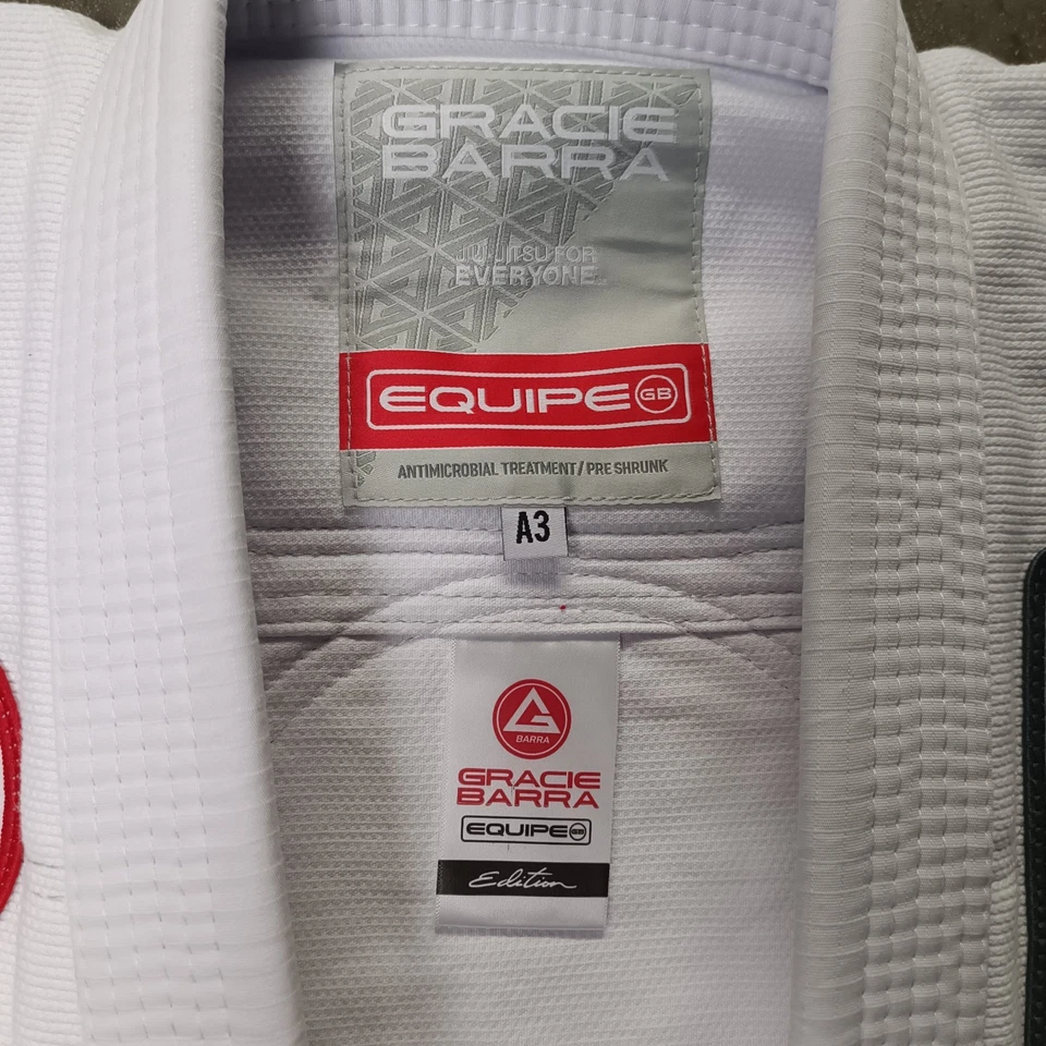 Pantalones Gracie Barra Gi GB Edición Limitada Jiu Jitsu Equipe A3 Excelente GB1 Foto 4 de 4