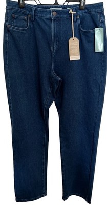 Coldwater Creek Wondersoft Knit Denim High Rise Cropped Jeans Women 14