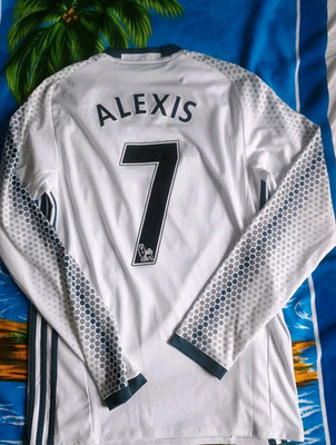 Alexis Sanchez 7 langarm Trikot Chevrolet premier league Manchester United Gr. S