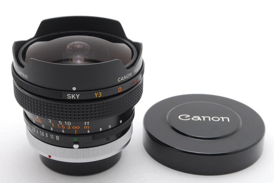 Canon FD 15mm f/2.8 S.S.C. SSC MF Wide Lens Fish Eye Rare [ Exc+5 ] From JAPAN - Image 4 of 4