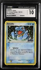 2005 POKEMON EX UNSEEN FORCES TOTODILE REVERSE HOLO 78/115 CGC 10 GEM MINT on eBay