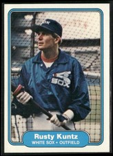 1982 Fleer #348 Rusty Kuntz