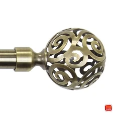 Chicology Curtain Rod Clare Antique Brass