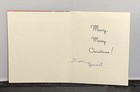 Three Cute Angels Children Swinging on Bell Vintage Gibson Christmas Card — photo 2