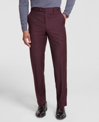 Michael Kors Men's Burgundy Classic Fit Pants 44 X 30 New $200