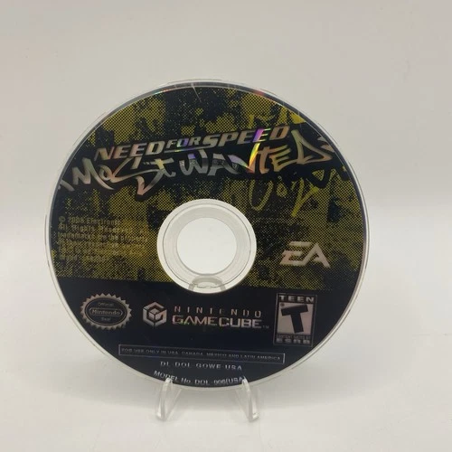 Need for Speed Most Wanted, Nintendo Gamecube, Loose Disc Disc Only Tested Works