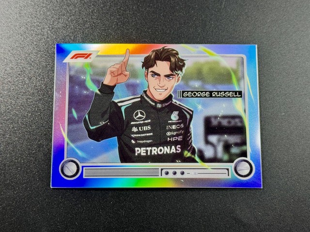 2026 Topps Chrome F1 George Russell #F1-3 Anime Case Hit SSP