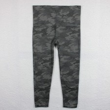 Spanx Women's Cropped Camo Leggings Size Large Gray