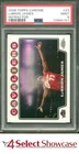 2008 TOPPS CHROME REFRACTOR #23 LeBRON JAMES CAVALIERS CHALK TOSS PSA 9