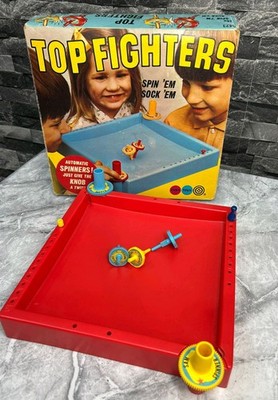 Vintage Marks Toys Top Fighters Spin Em Spiel OVP selten 60er Retro Spielzeug
