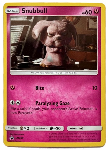 Pokémon Snubbull Sun & Moon Promo SM200