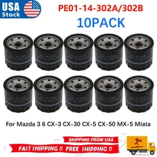10PACK For Mazda Engine Oil Filter Cartridge OE# PE01-14-302B PE0114302A