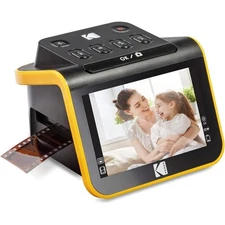 Film & Slide Scanner with 5" LCD Screen, Converts 135 126 110 Negatives & Slides