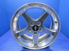 99-01 Ford Mustang Cobra 17x8 30 Polished Aluminum 5 Spoke Wheel 0706 99-01 Ford Mustang Cobra 17x8 30 Polished Aluminum 5 Spoke Wheel 0706